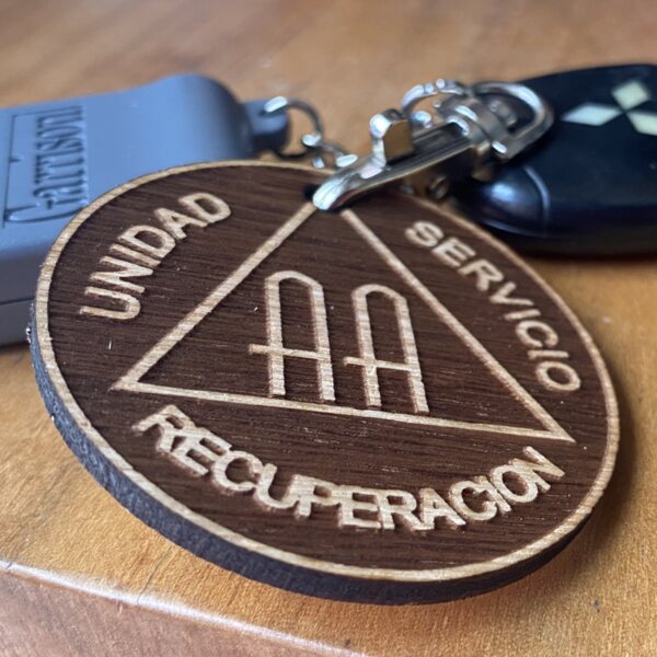Regalo Corporativo Llavero madera nativa personalizado         loading=