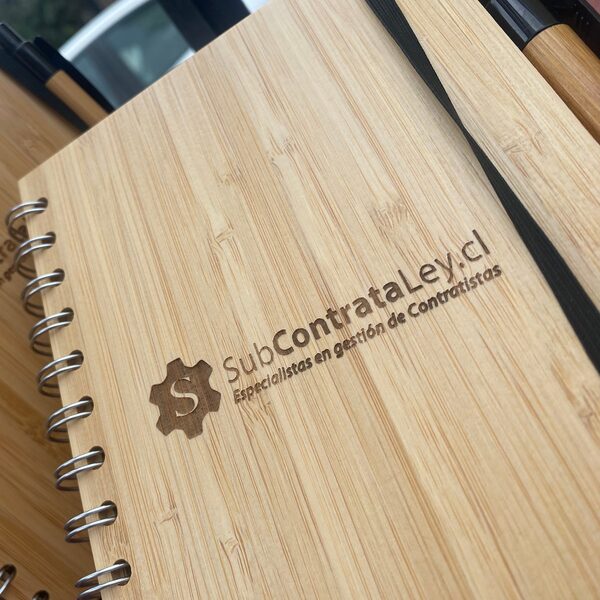Regalo Corporativo Cuaderno Bamboo         loading=